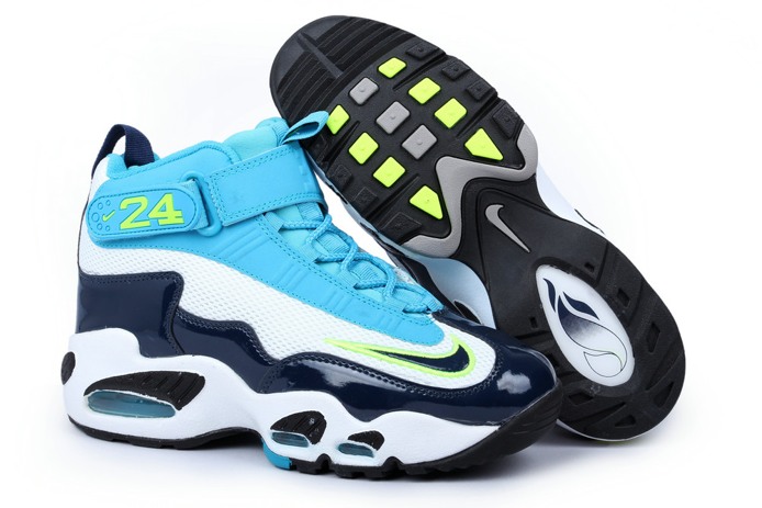 Nike Ken Griffen Max Mens Chaussures En Vente Vert Bleu